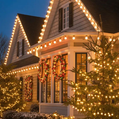 Luces Navideñas con energía solar 10 metros